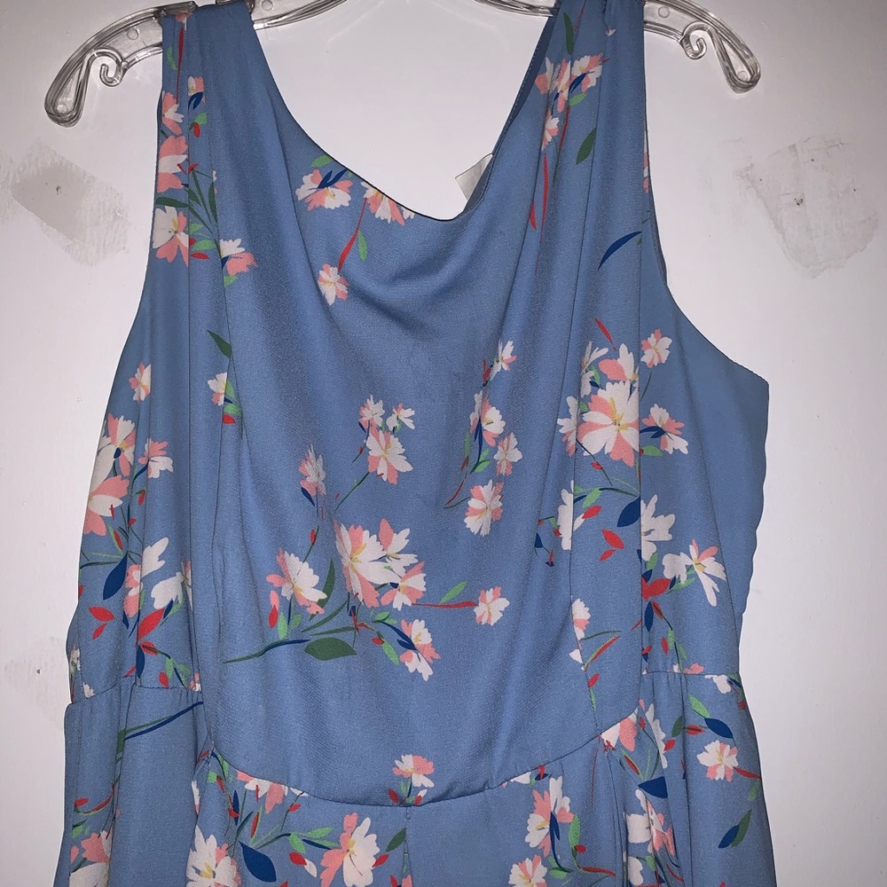 ModCloth Floral Sky Blue Dress - Picture 2 of 2